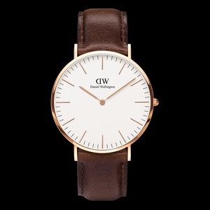 Beautiful Leather Daniel Wellington 40mm Watch